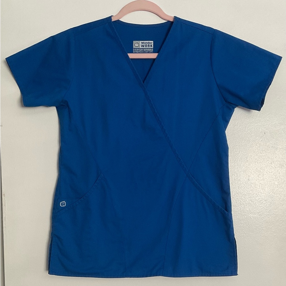 Royal Blue Scrub Set